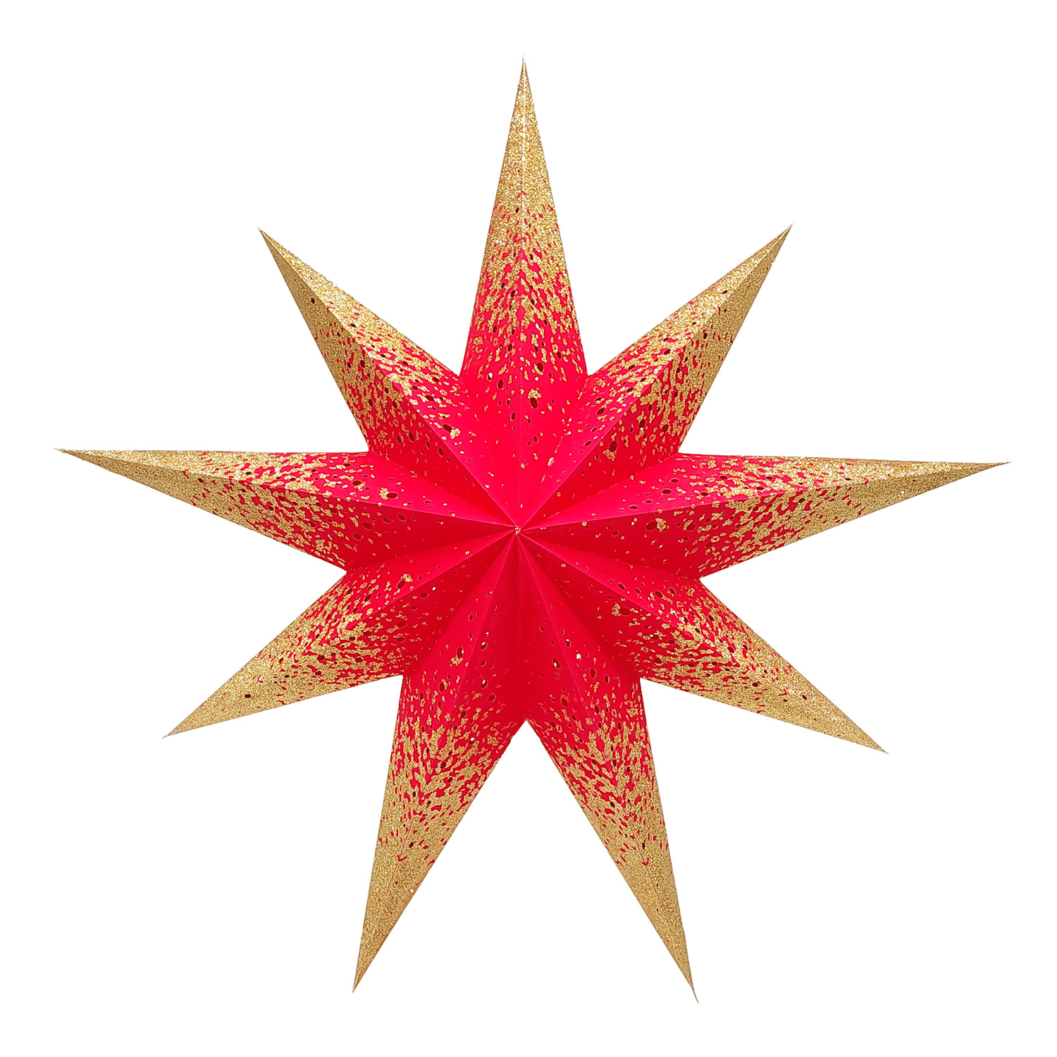 Bild von starlightz bianco m red/gold sparkle