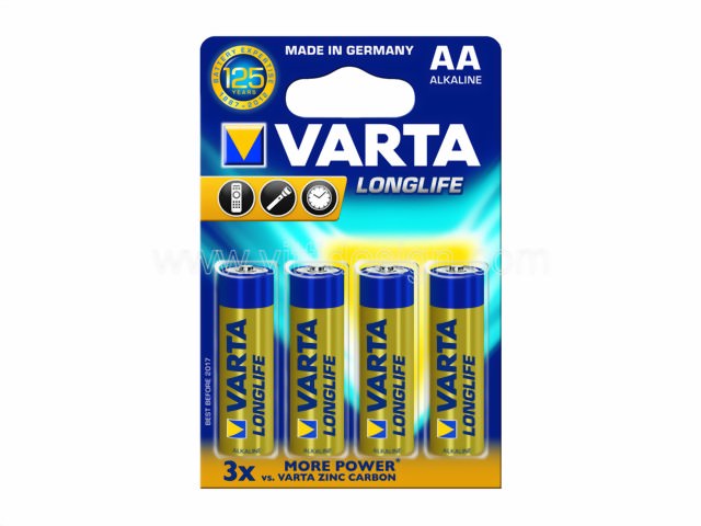 Bild von Varta Longlife Extra AA 1,5 Volt